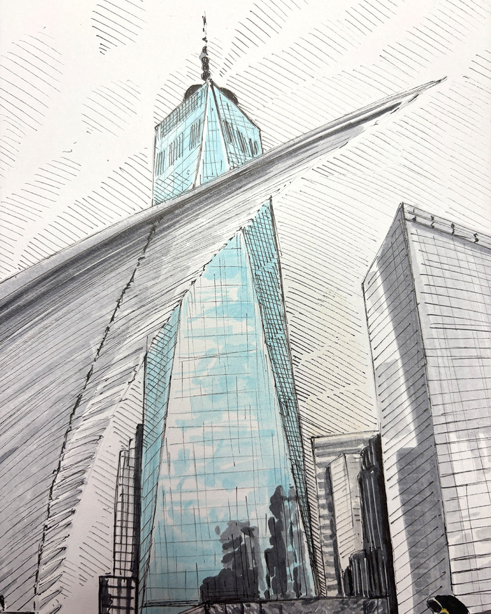 The Oculus and One World Trade Center