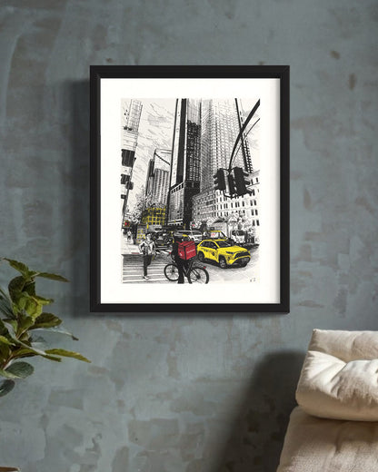 City in Motion Art Print