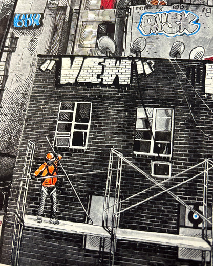 New York Urban Landscape Art Print