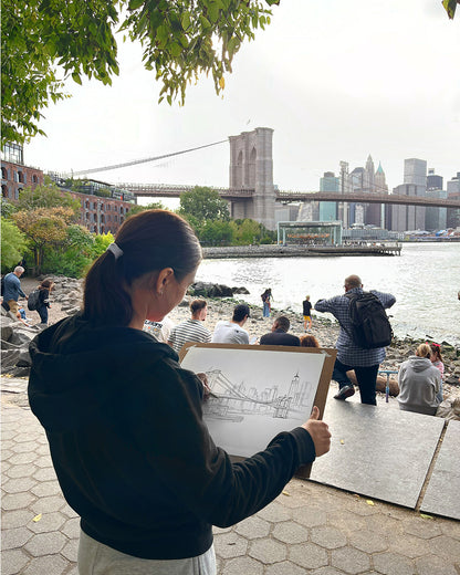 Brooklyn Bridge Skyline