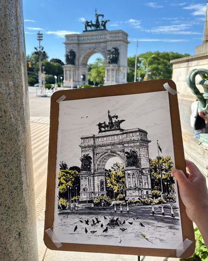 Grand Army Plaza Art Print