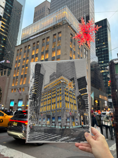 Tiffany & Co., Fifth Avenue Art Print