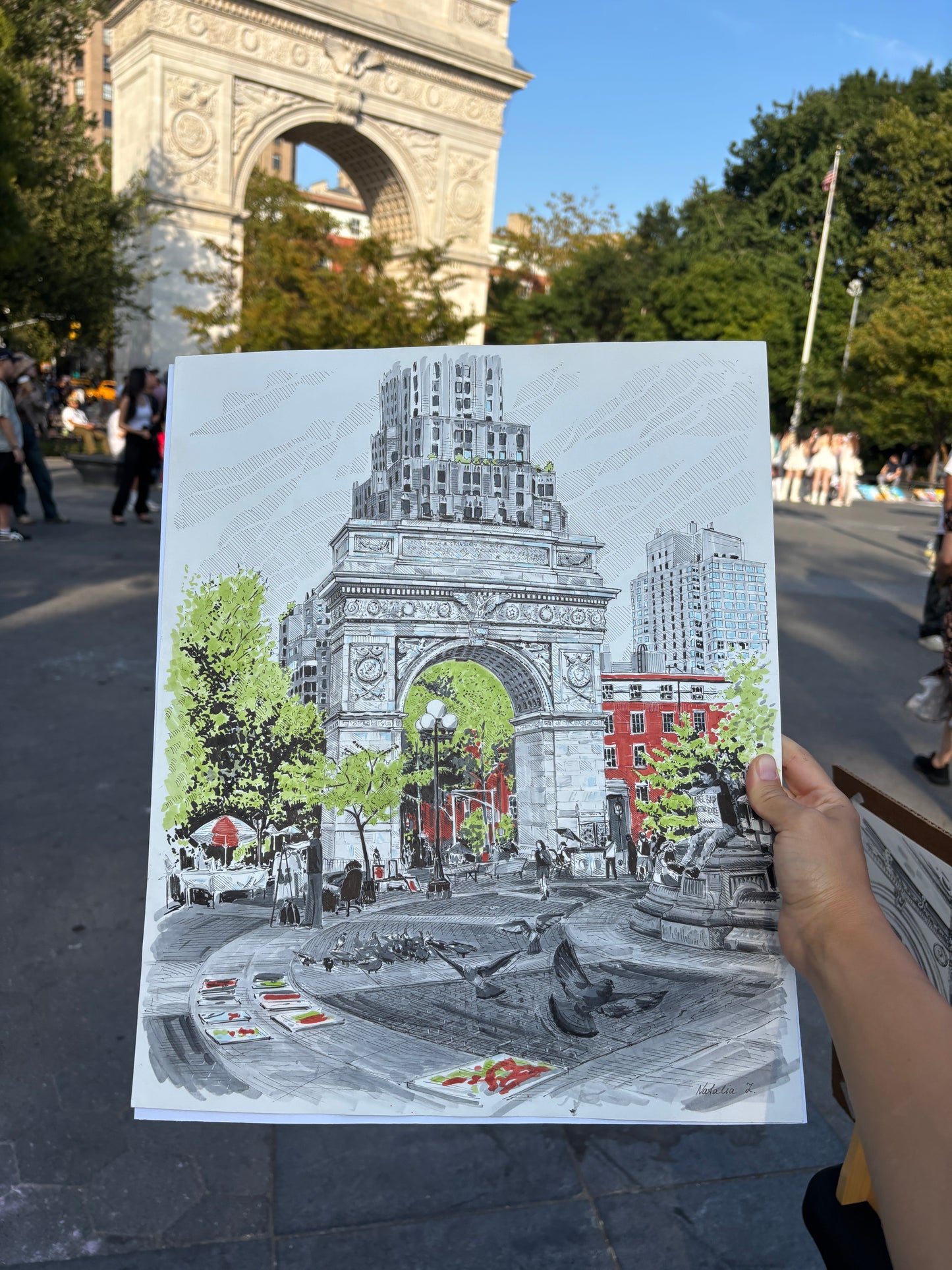 Washington Square Park Art Print