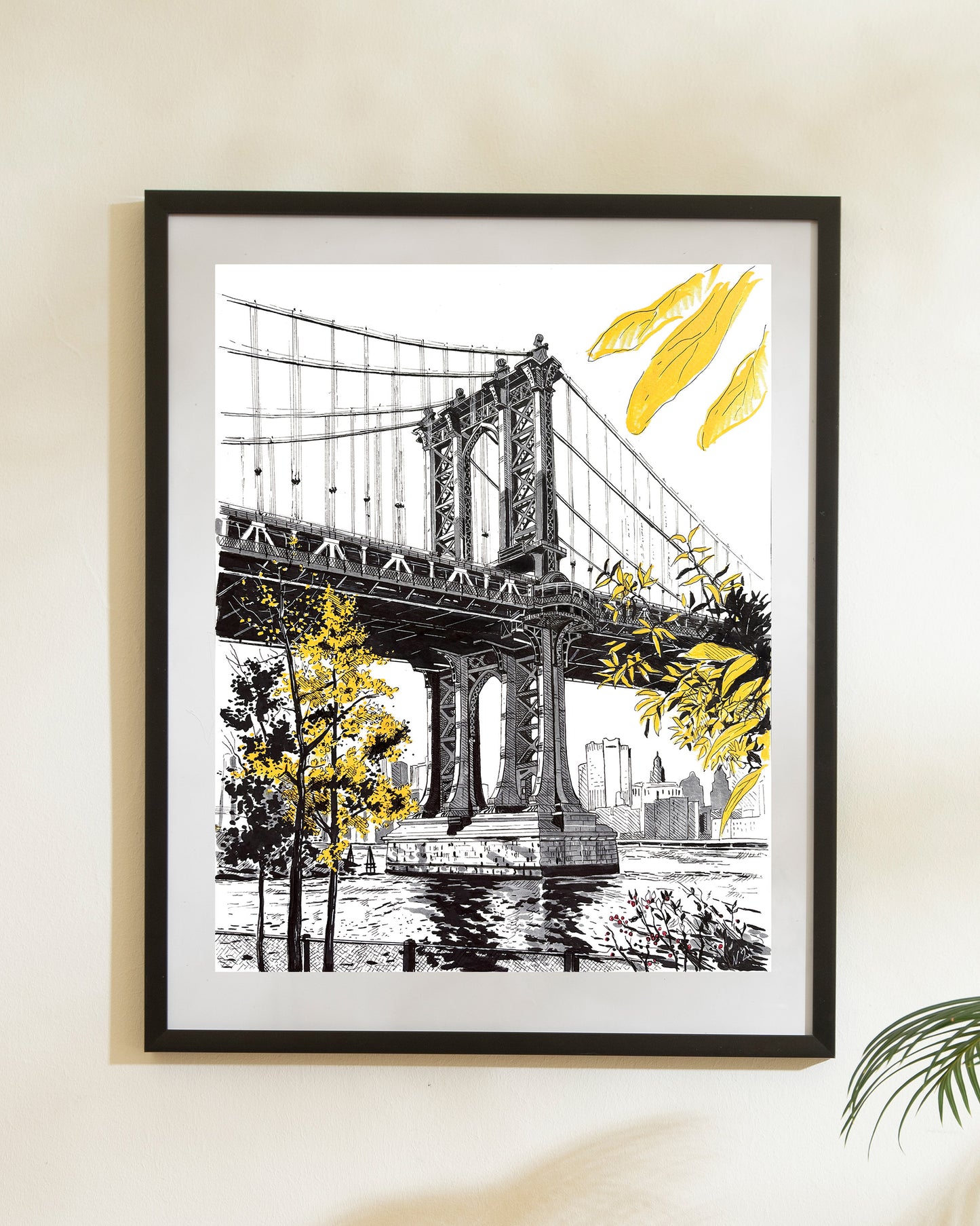 Manhattan Bridge DUMBO Art Print