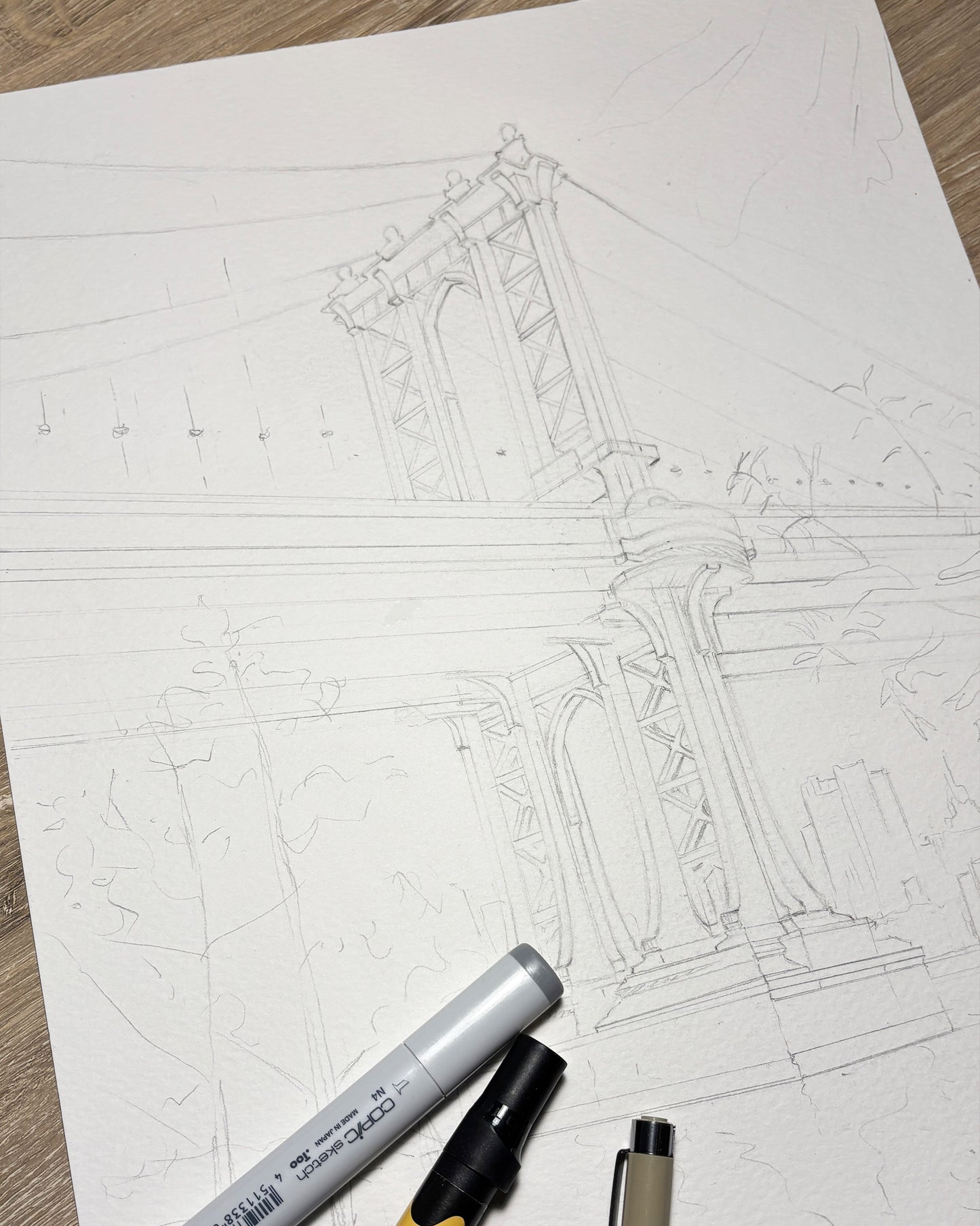 Manhattan Bridge DUMBO Art Print