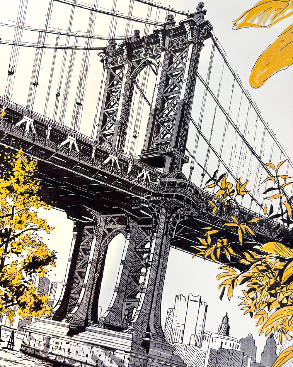 Manhattan Bridge DUMBO Art Print