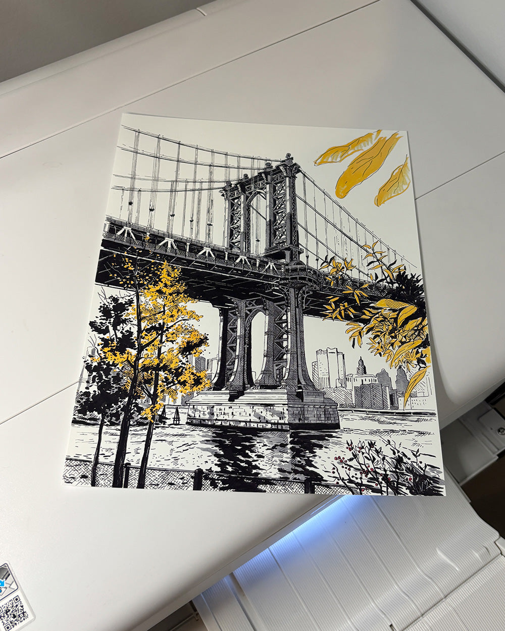 Manhattan Bridge DUMBO Art Print