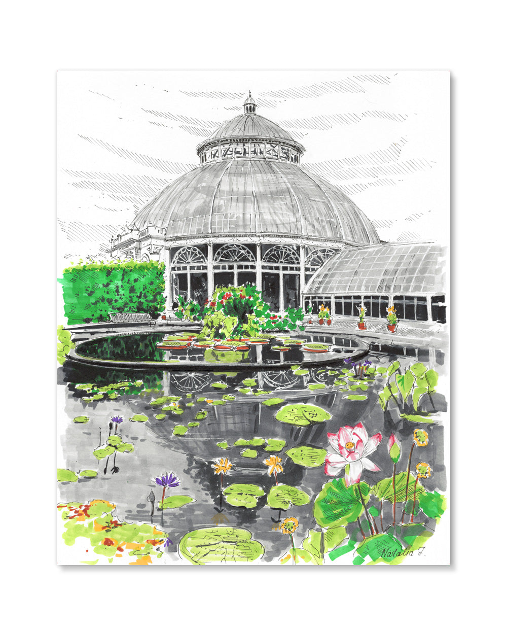 New York Botanical Garden Art Print