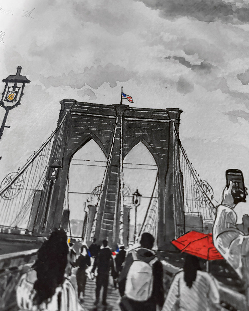 Brooklyn Bridge Art Print