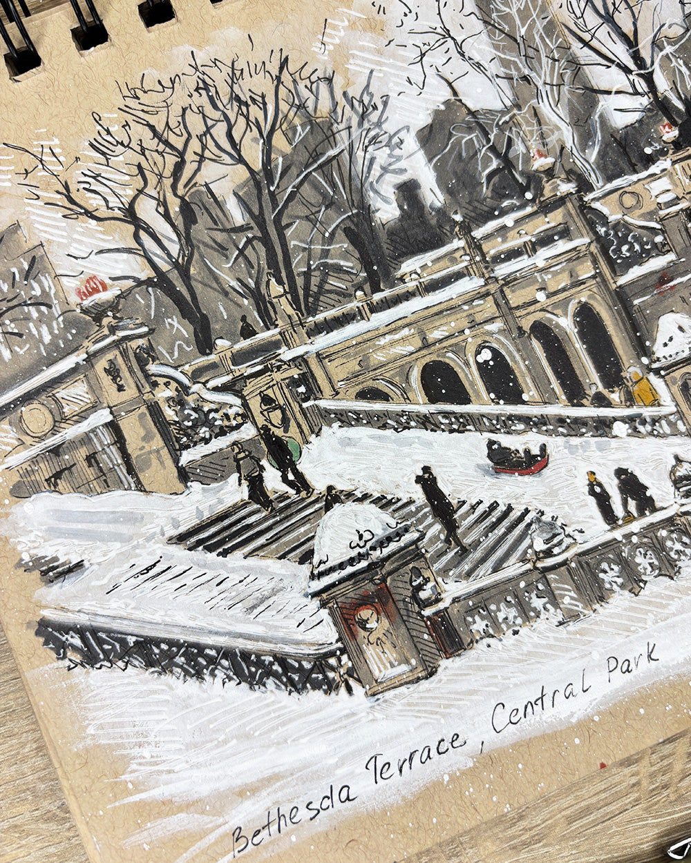 Bethesda Terrace in Winter