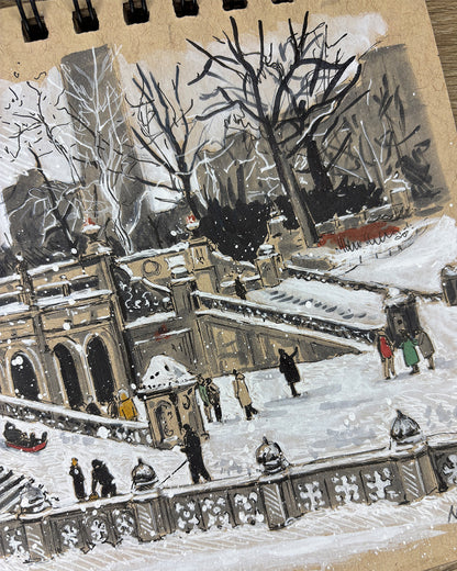 Bethesda Terrace in Winter