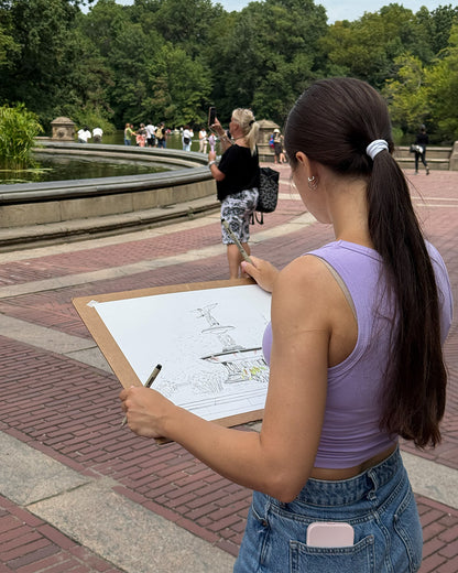 Bethesda Fountain, Central Park Art Print