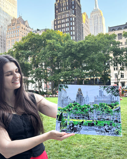 Bryant Park Art Print