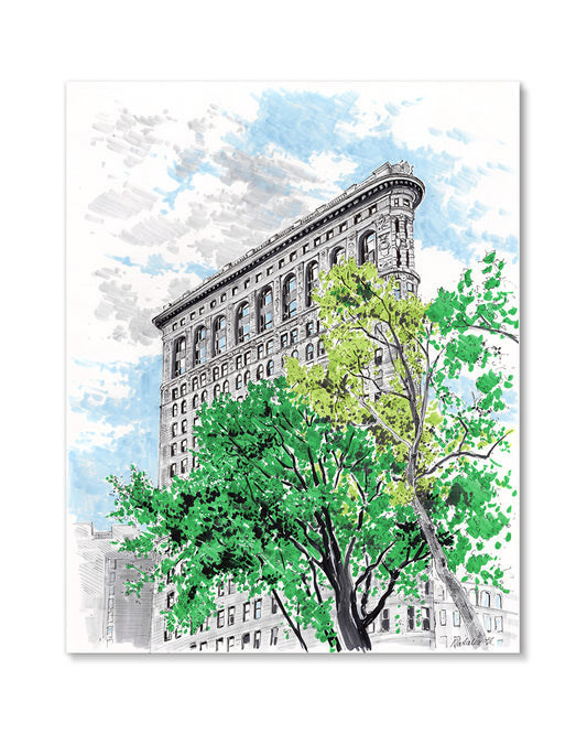 Flatiron Building Art Print