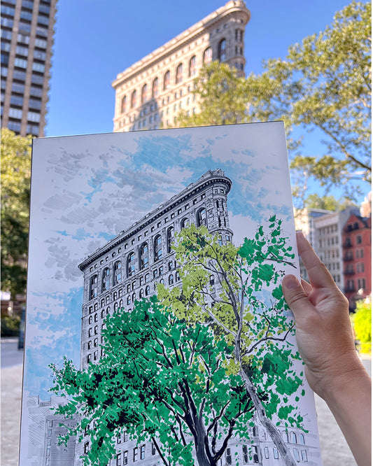 Flatiron Building Art Print