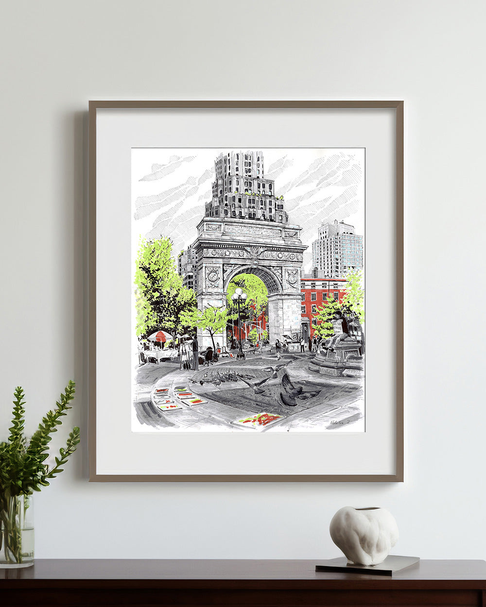 Washington Square Park Art Print