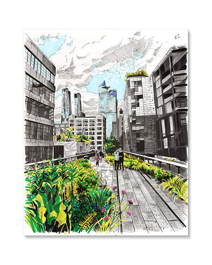 The High Line Art Print