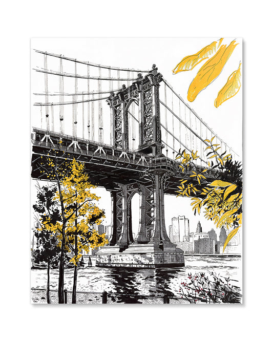 Manhattan Bridge DUMBO Art Print