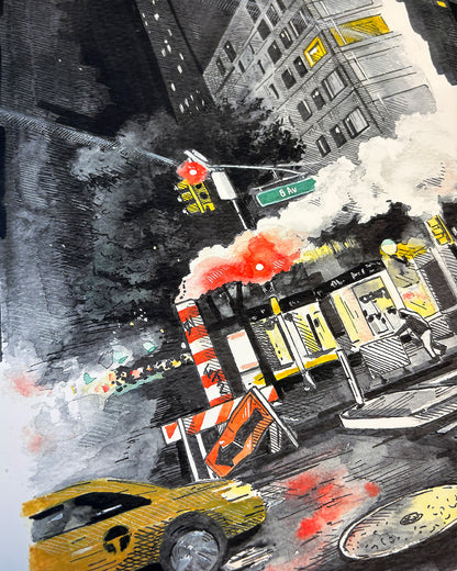 Nighttime NYC Art Print