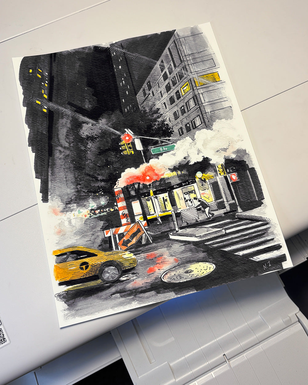 Nighttime NYC Art Print