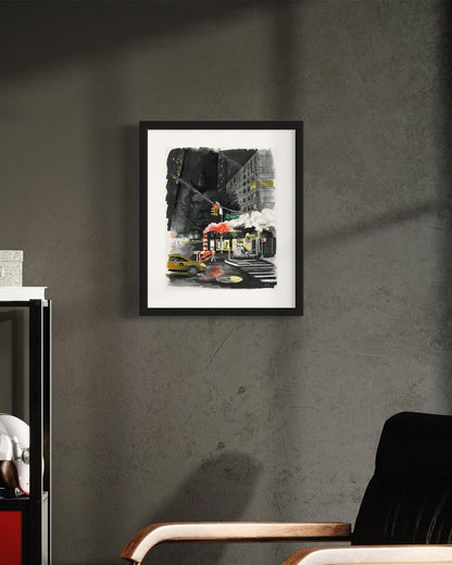 Nighttime NYC Art Print