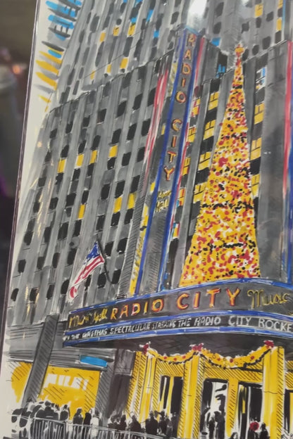 Radio City Music Hall Art Print