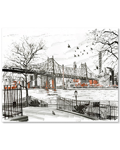 Queensboro Bridge Art Print