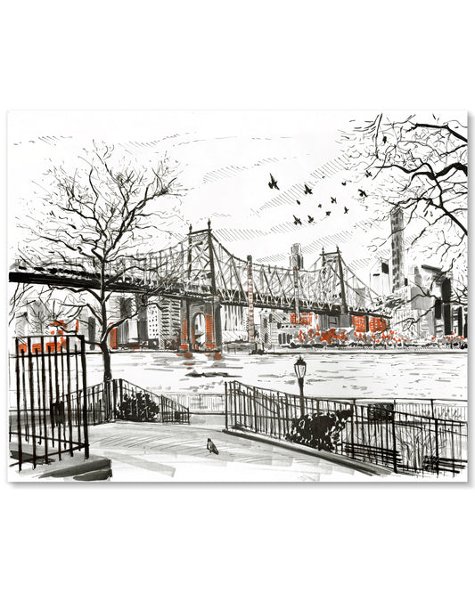 Queensboro Bridge Art Print
