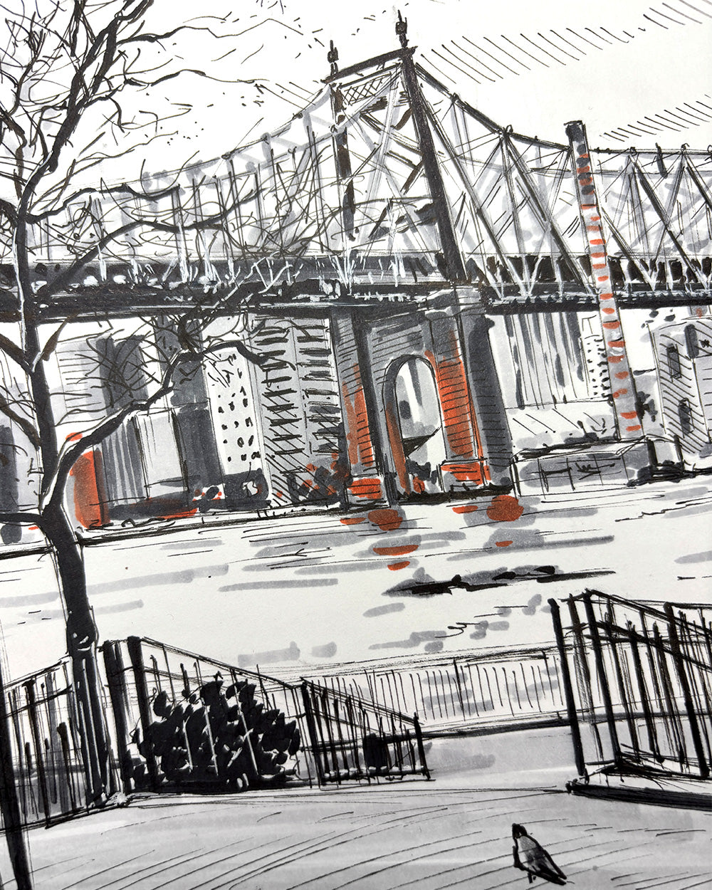 Queensboro Bridge Art Print