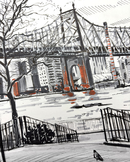 Queensboro Bridge Art Print