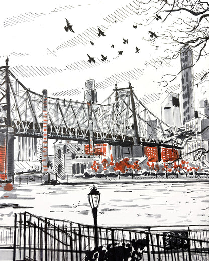 Queensboro Bridge Art Print