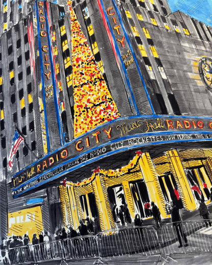 Radio City Music Hall Art Print