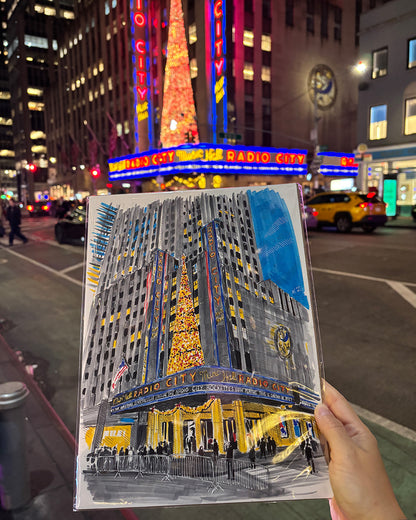 Radio City Music Hall Art Print