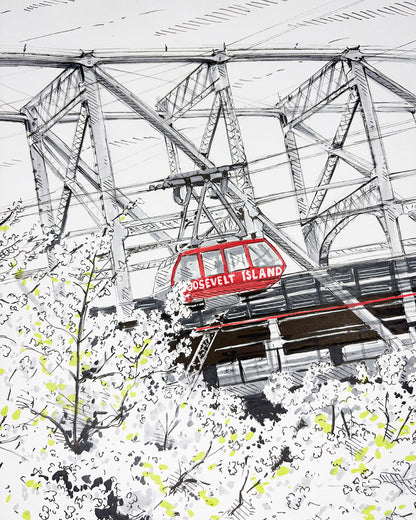 Roosevelt Island Tramway Art Print