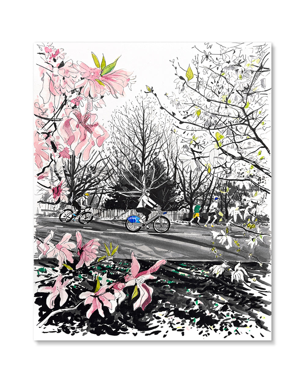 Spring in the Park Art Print
