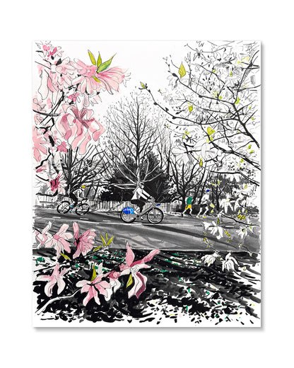 Spring in the Park Art Print