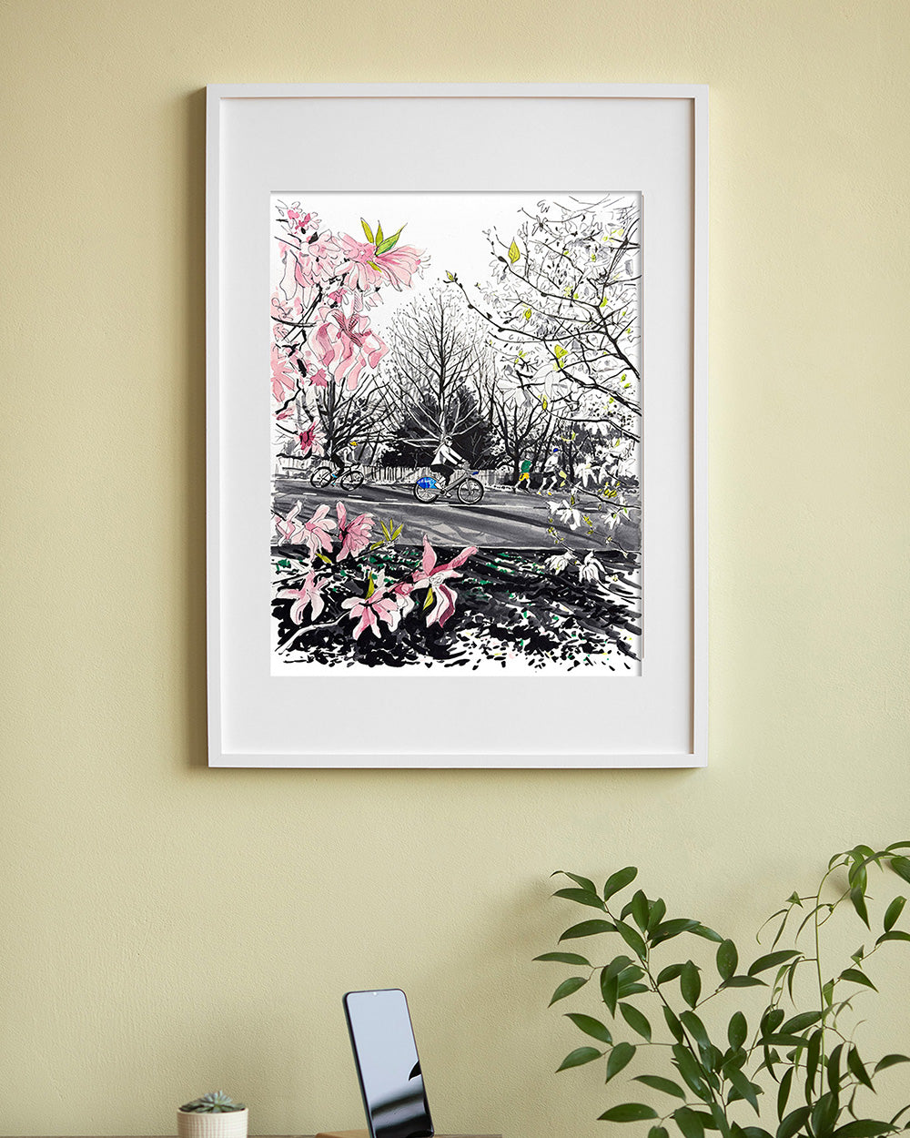 Spring in the Park Art Print