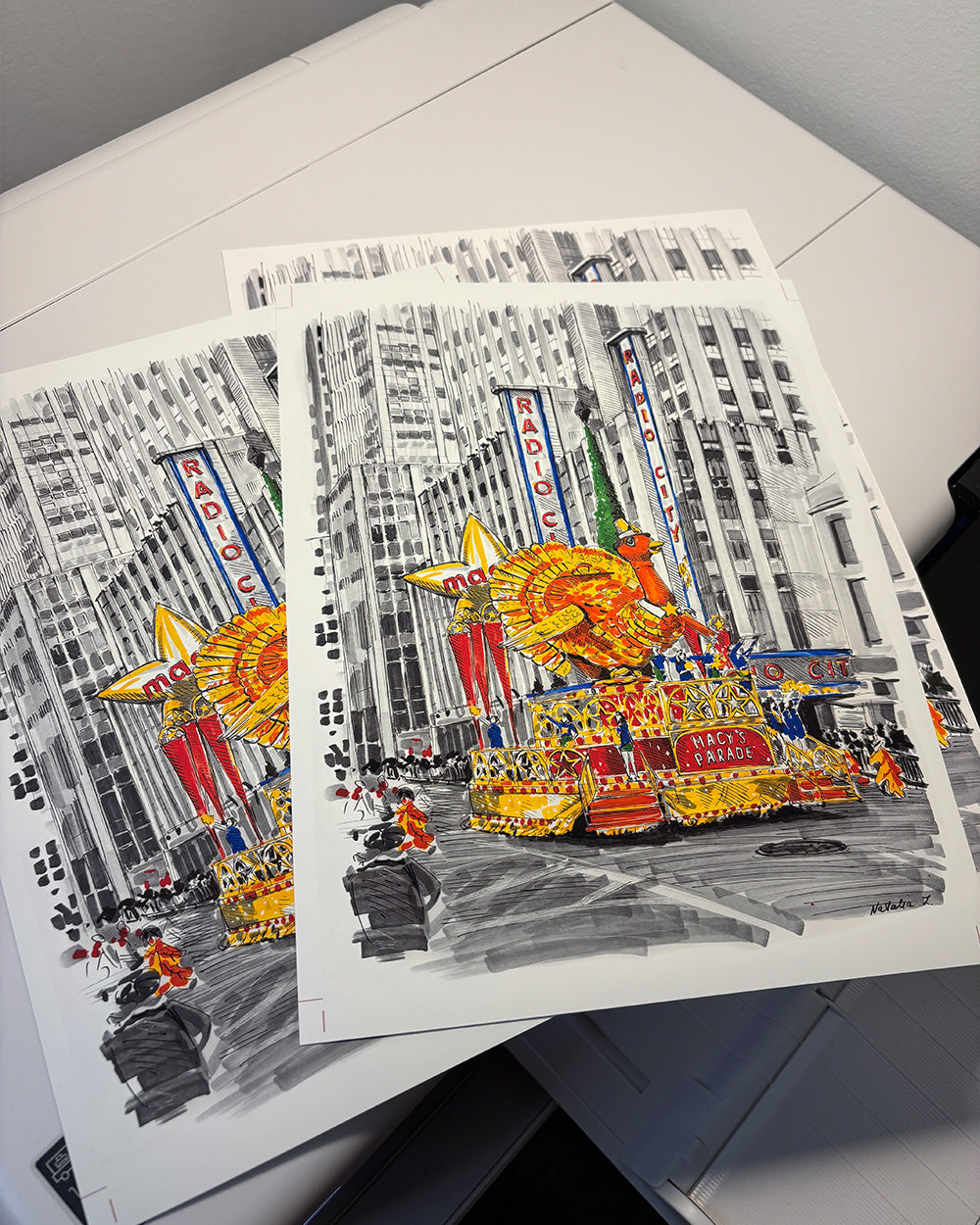 Macy's Thanksgiving Day Parade Art Print