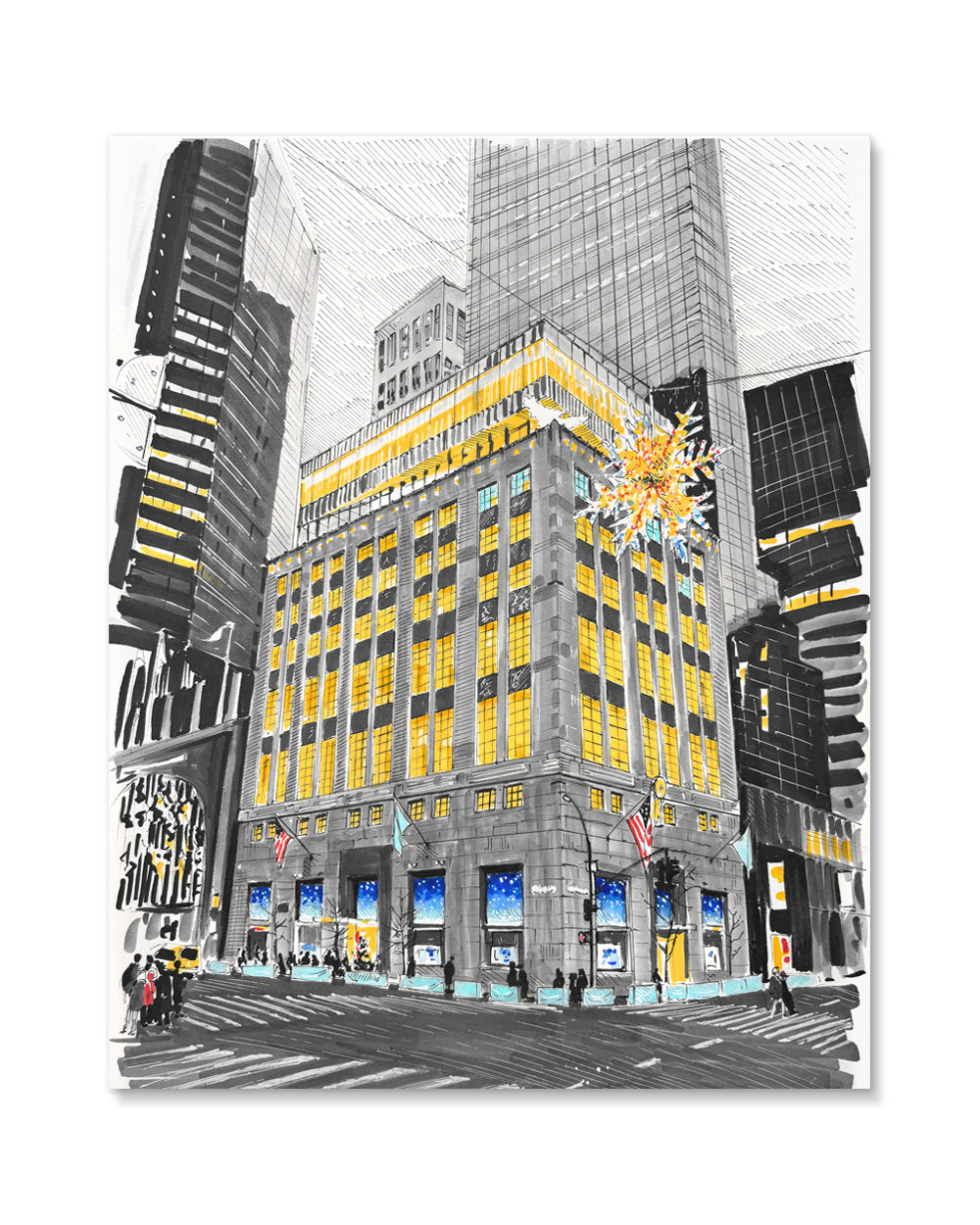 Tiffany & Co. Store Art Print