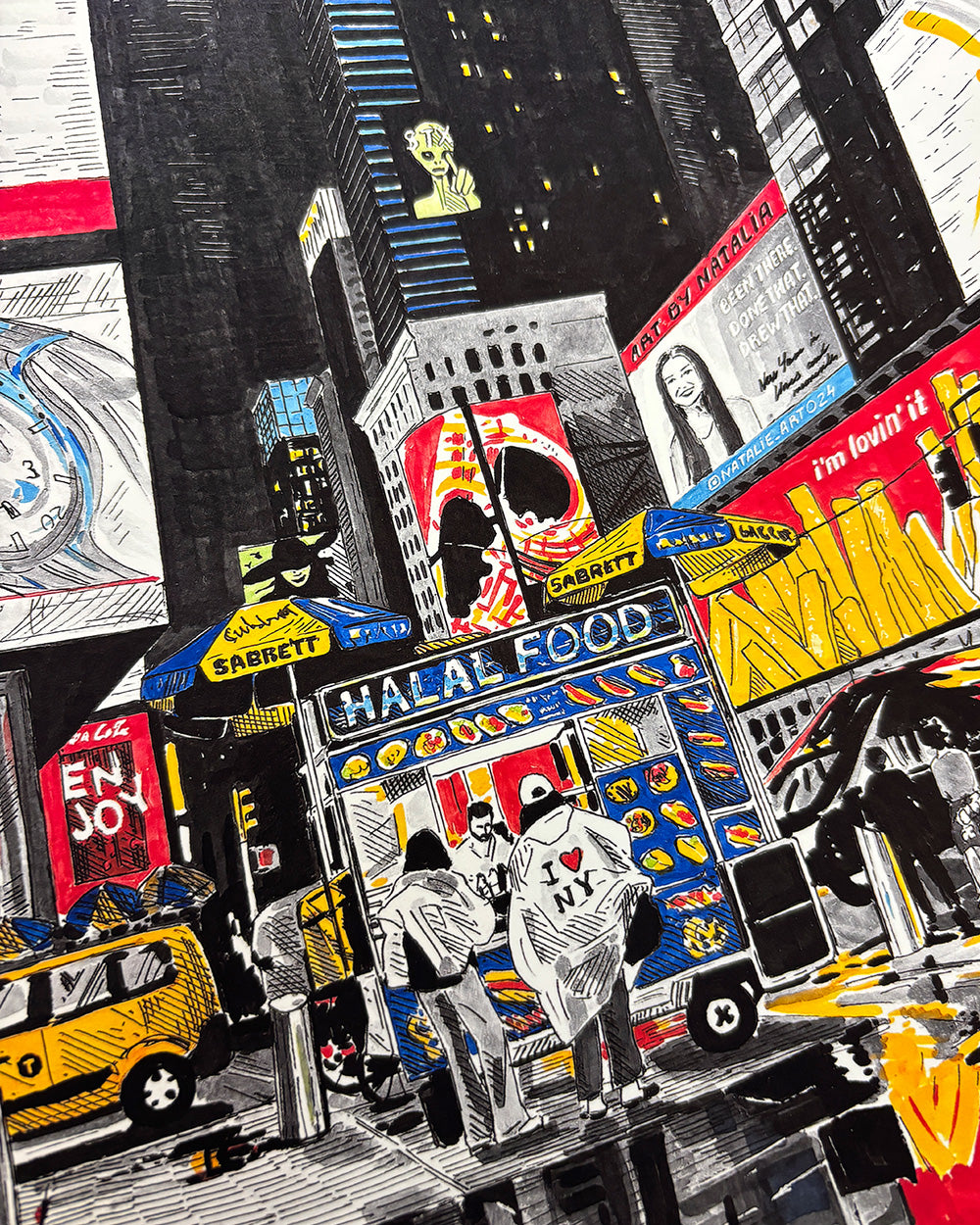 Time Square Art Print