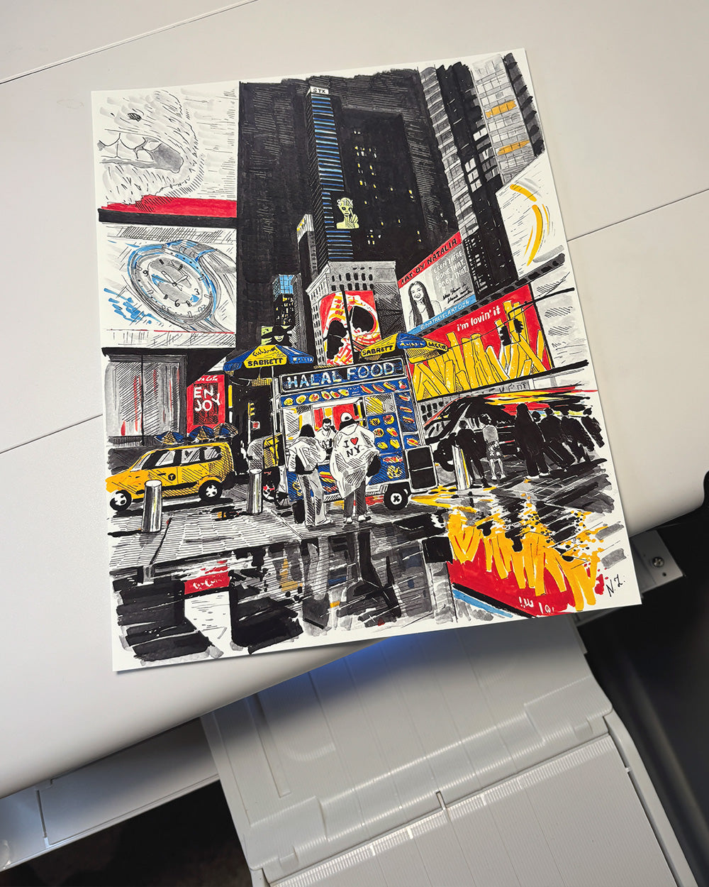 Time Square Art Print