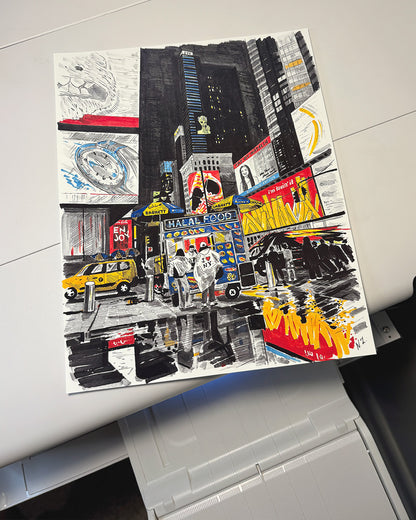 Time Square Art Print