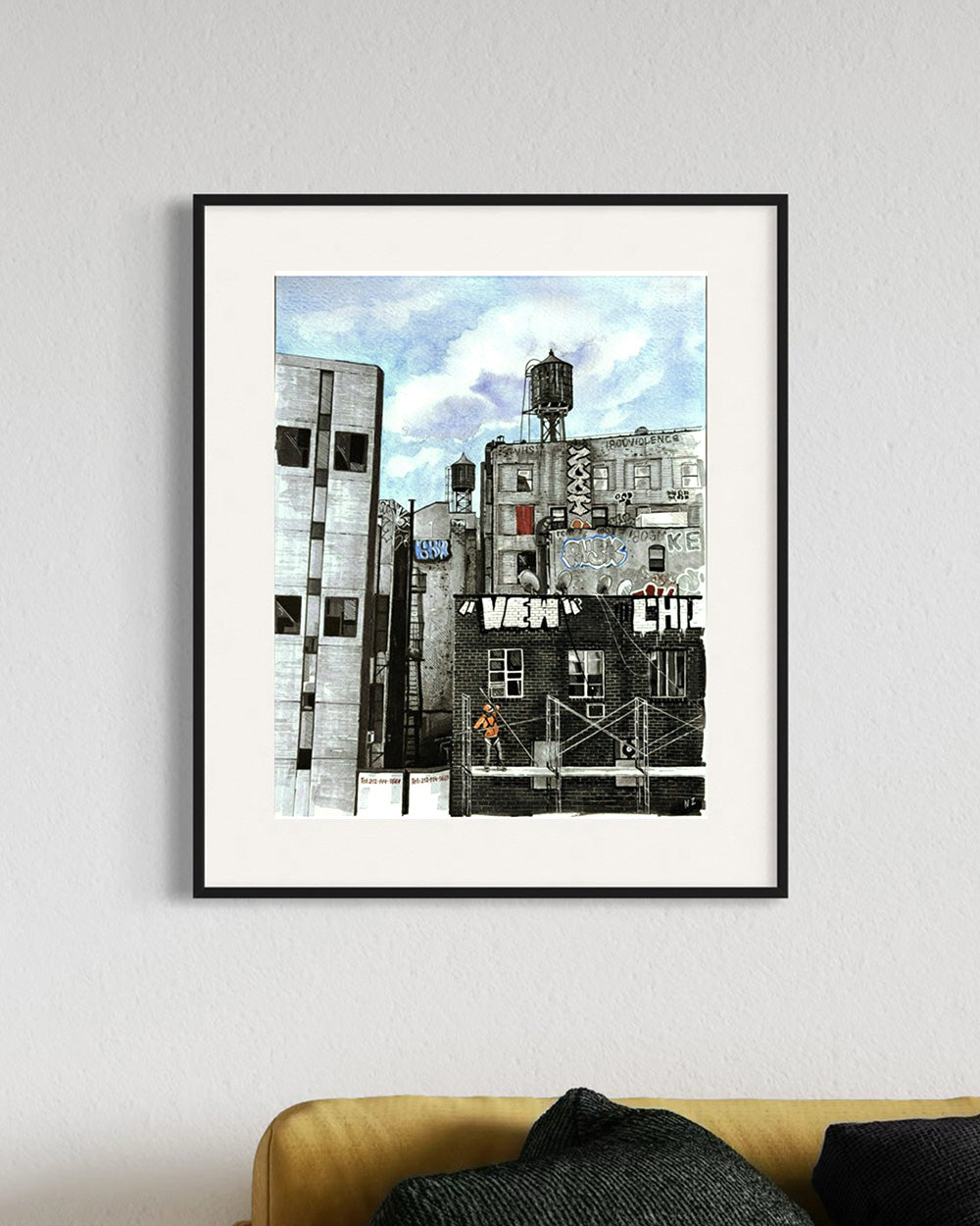 New York Urban Landscape Art Print