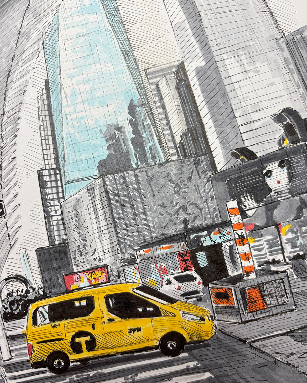 The Oculus and One World Trade Center Art print