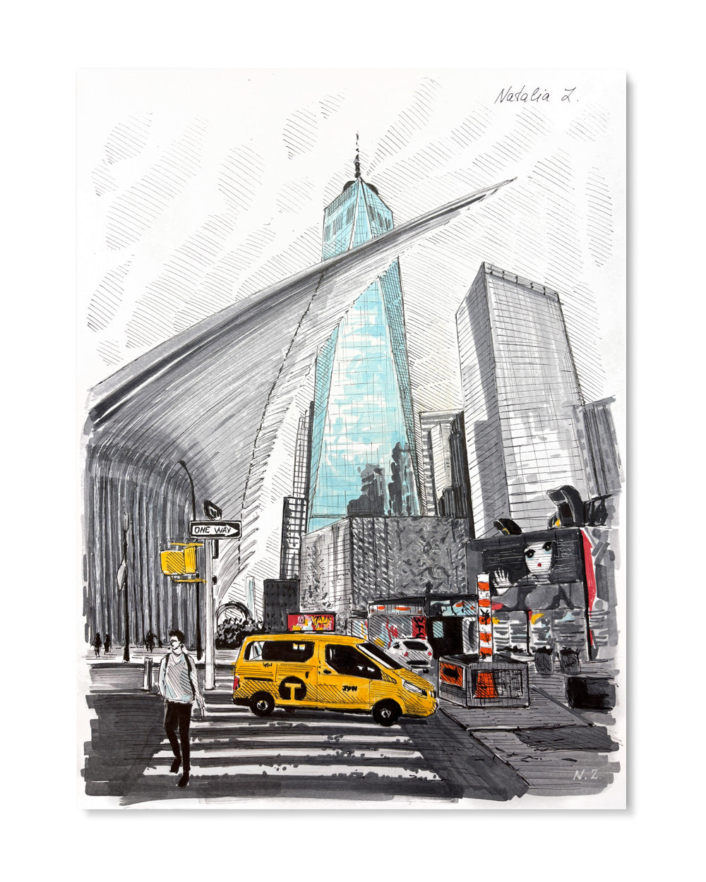 The Oculus and One World Trade Center